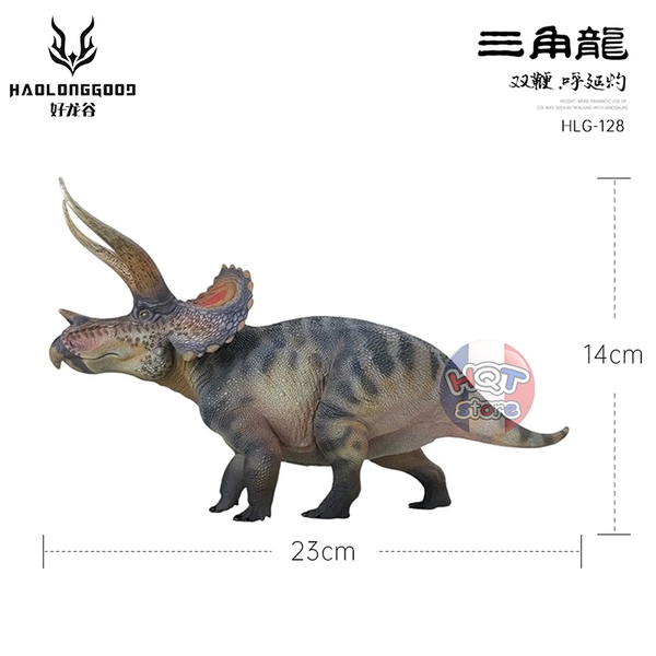 Mô hình Khủng Long Triceratops Haolonggood tỉ lệ 1/35