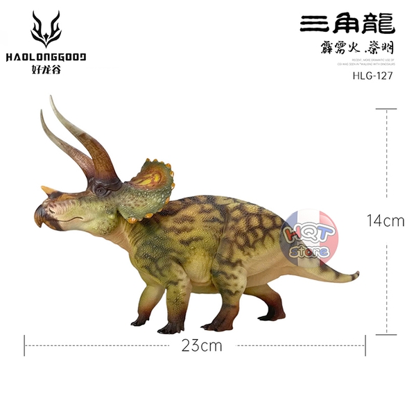 Mô hình Khủng Long Triceratops Haolonggood tỉ lệ 1/35