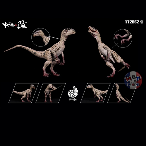 Mô Hình Khủng Long Velociraptor Benxin Nanmu Smart Series Action Fig