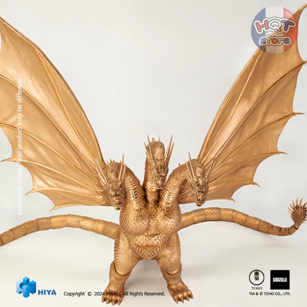 Mô hình King Ghidorah 1991 HIYA TOYS Action Figure vs Godzilla Hokkaido