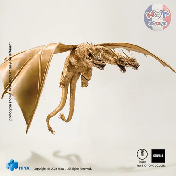 Mô hình King Ghidorah 1991 HIYA TOYS Action Figure vs Godzilla Hokkaido