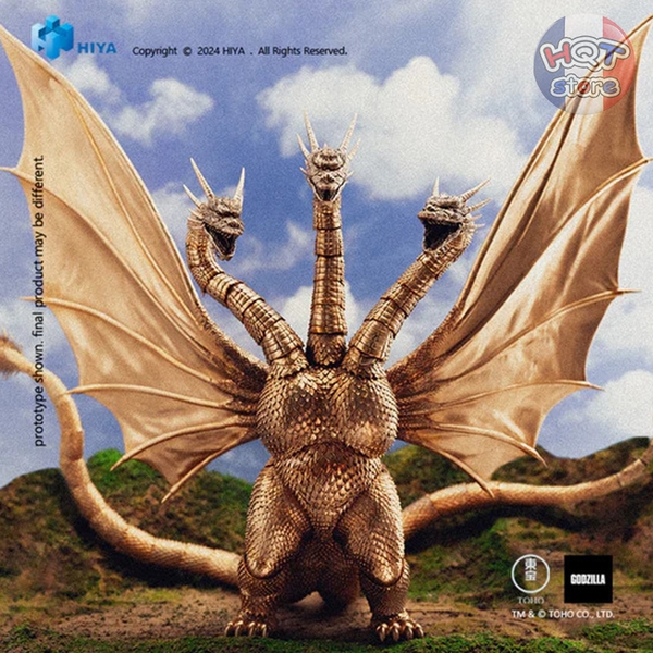 Mô hình King Ghidorah 1991 HIYA TOYS Action Figure vs Godzilla Hokkaido