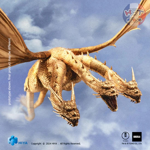 Mô hình King Ghidorah 1991 HIYA TOYS Action Figure vs Godzilla Hokkaido