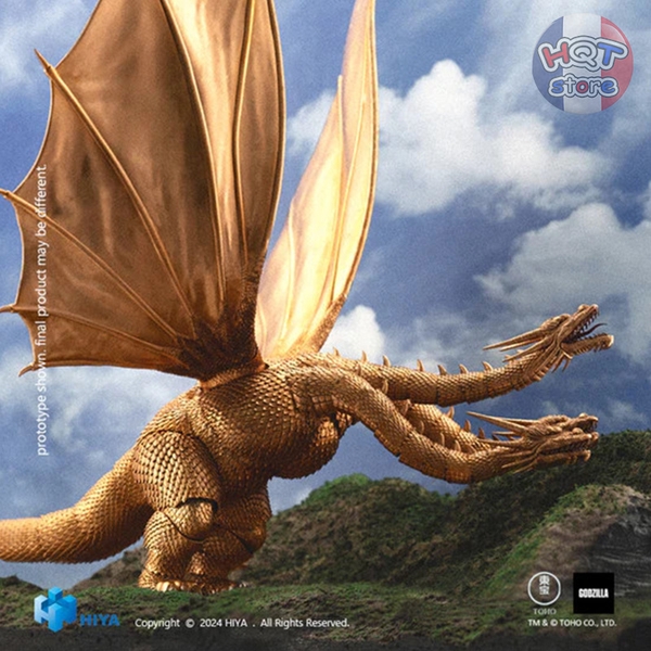 Mô hình King Ghidorah 1991 HIYA TOYS Action Figure vs Godzilla Hokkaido
