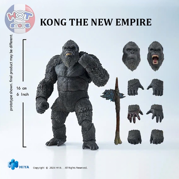 Mô hình Kong Action Figure HIYA Godzilla x Kong The New Empire