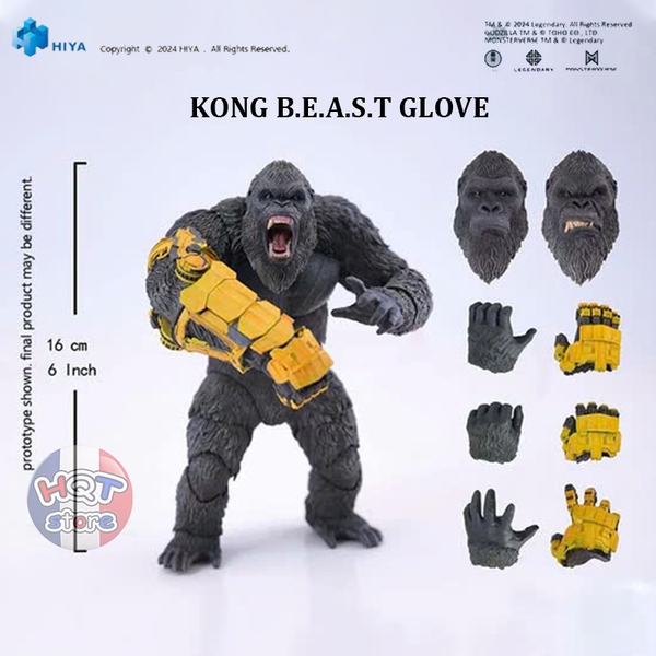 Mô hình Kong B.E.A.S.T Glove Ver Action Figure HIYA Godzilla x Kong