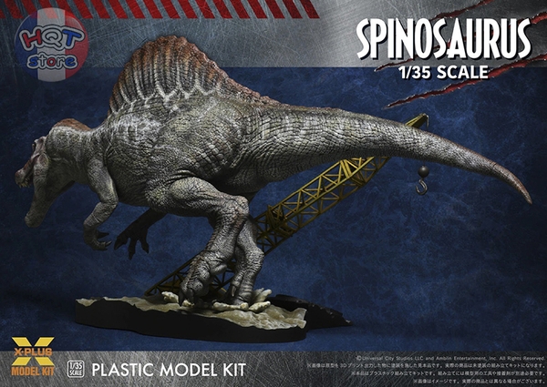 Mô hình lắp ráp khủng long Spinosaurus X-PLUS tỉ lệ 1/35 (chưa sơn)