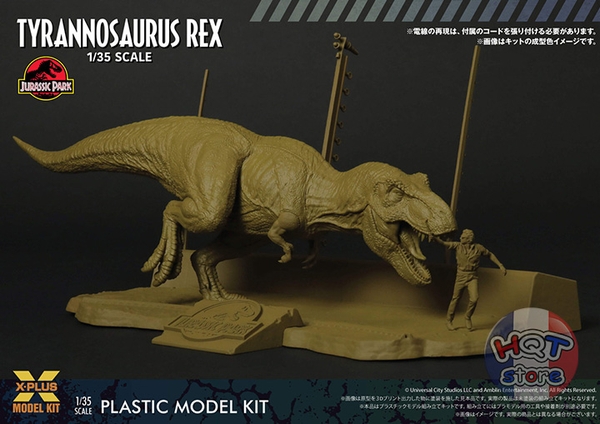 Mô hình lắp ráp khủng long T-Rex X-PLUS Tyrannosaurus Rex tỉ lệ 1/35