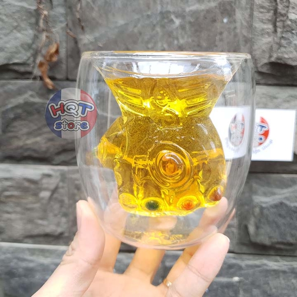 Mô hình ly thuỷ tinh 3D Găng Tay Vô Cực Thanos Infinity War Marvel