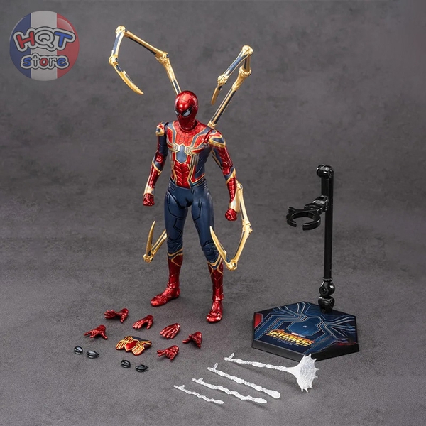 Mô hình Người Nhện iRon Spider Man 2.0 ZD Toys tỉ lệ 1/10