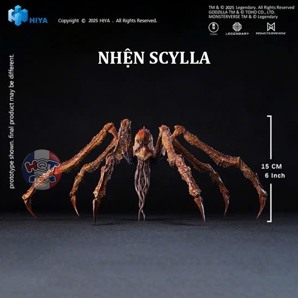 Mô hình Nhện Scylla Godzilla x Kong HIYA Exquisite Basic Action Figure