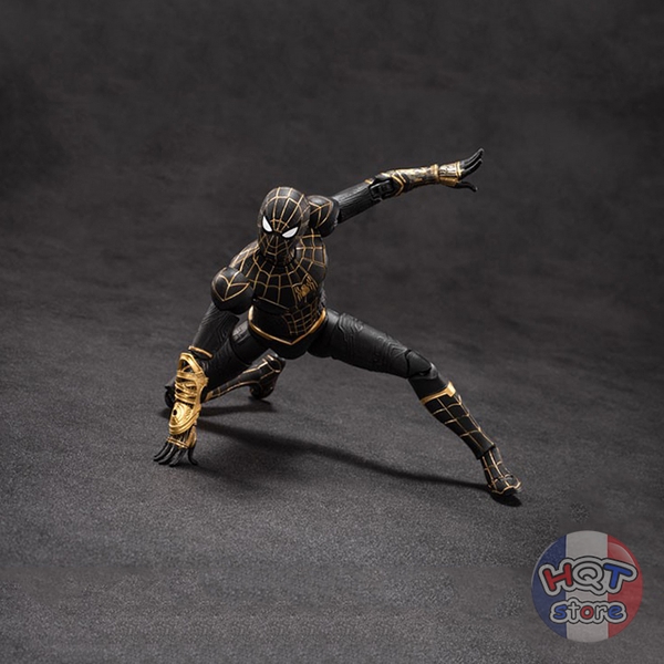 Mô hình Spider Man Black & Gold Suit No Way Home ZD Toys tỉ lệ 1/10