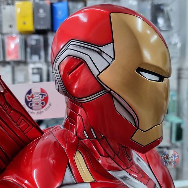Mô hình tượng bán thân IRon Man Mark 85 Polystone tỉ lệ 1/2 36cm
