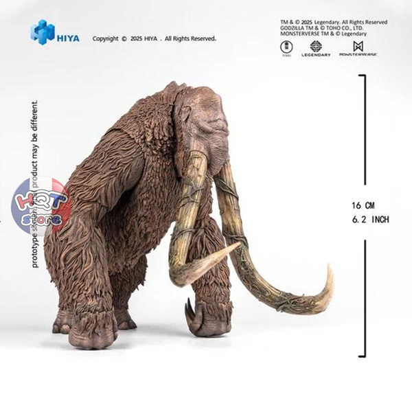 Mô hình Voi Behemoth Hiya Toys Godzilla x Kong Action Figure