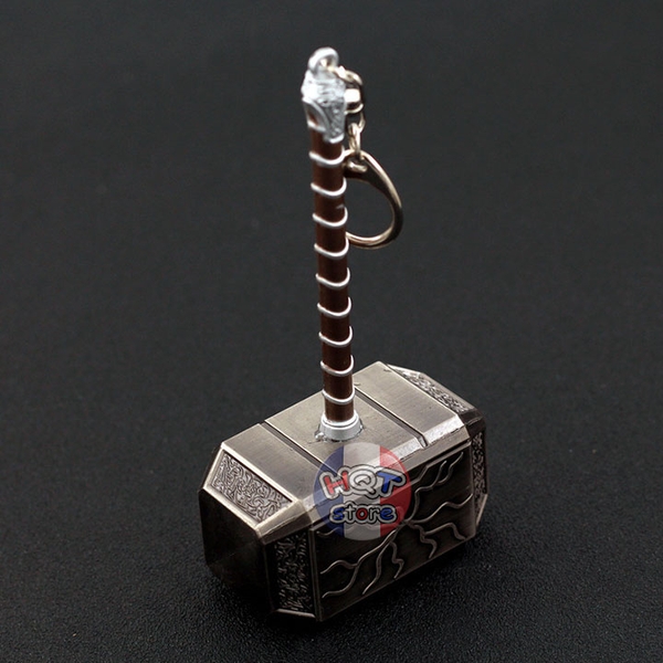 Móc khóa Búa Mighty Thor Mjolnir 12cm Love And Thunder kim loại