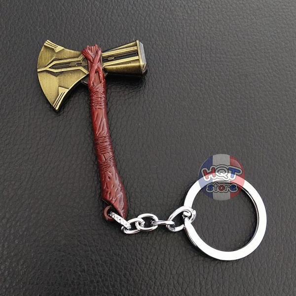 Móc khóa Búa Rìu Thor StormBreaker 7.5cm Love And Thunder kim loại