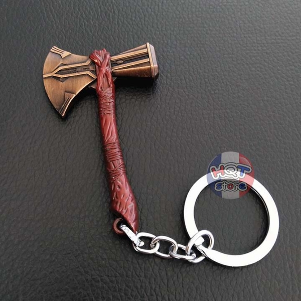 Móc khóa Búa Rìu Thor StormBreaker 7.5cm Love And Thunder kim loại