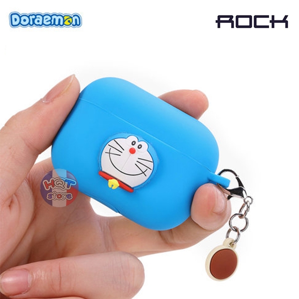 Ốp Airpods Pro hình Doraemon dễ thương chính hãng Rock