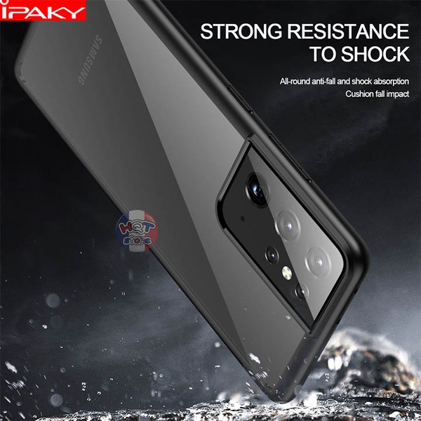 Ốp lưng trong suốt viền mỏng IPaky Bright S21 Ultra  S21 Plus  S21