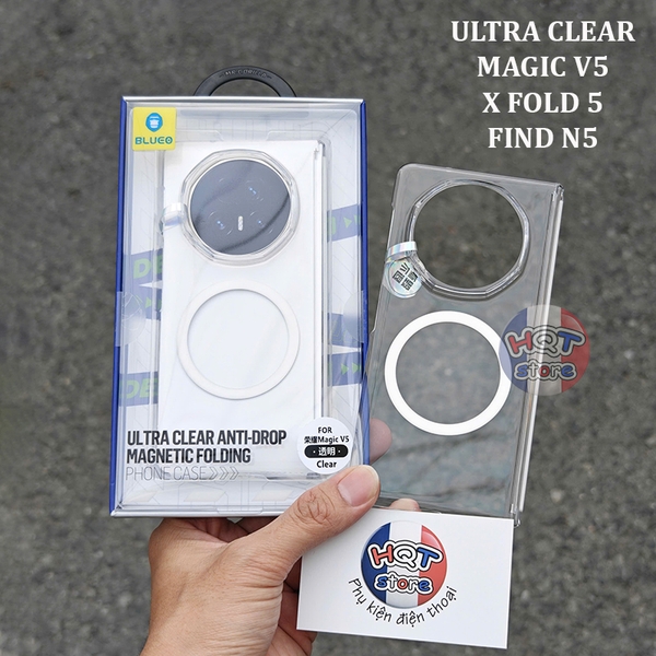 Ốp BlueO Ultra Clear cho Honor Magic V5 / Vivo X Fold 5 / Oppo Find N5
