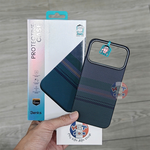 Ốp carbon 600D Benks Aurora ArmorAir C1 Case iPhone 17 Pro Max / 17Pro