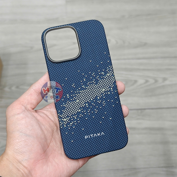 Ốp carbon PITAKA Milky Way Galaxy Case IPhone 16 Pro Max ko phát sáng
