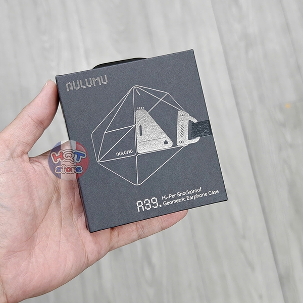 Ốp chống sốc Aulumu A39 Geometric Case AirPods Pro 3 Lock & Lanyard