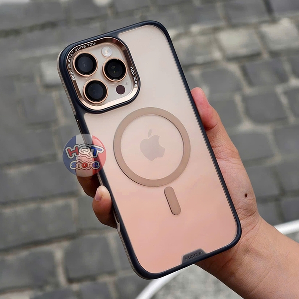 Ốp chống sốc HODA Multicolor Case Magsafe cho IPhone 16 Pro Max 16 Pro