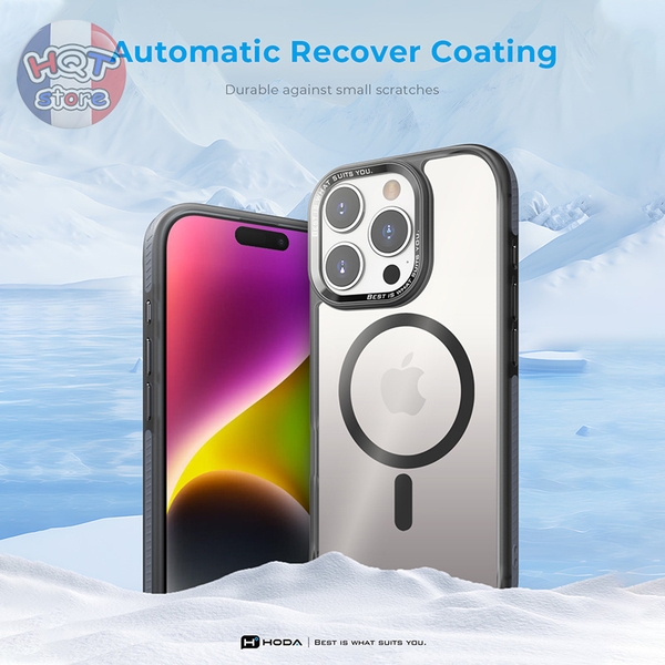 Ốp chống sốc HODA Multicolor Case Magsafe cho IPhone 16 Pro Max 16 Pro