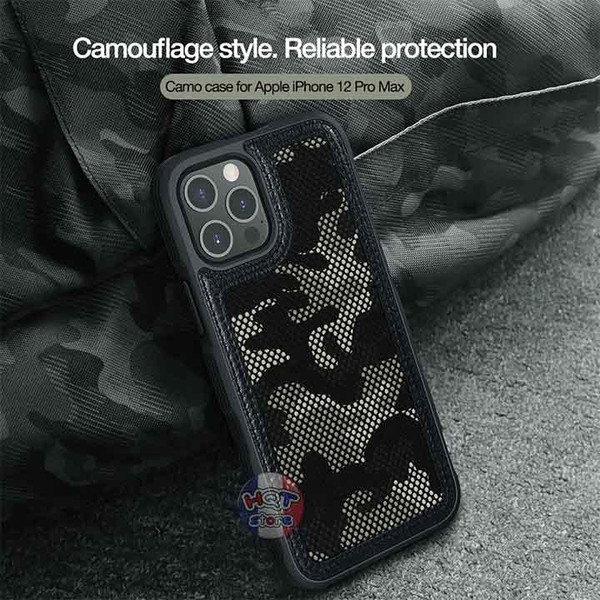 Ốp chống sốc Nillkin Camo Case cho IPhone 12 Pro Max / 12 Pro / 12