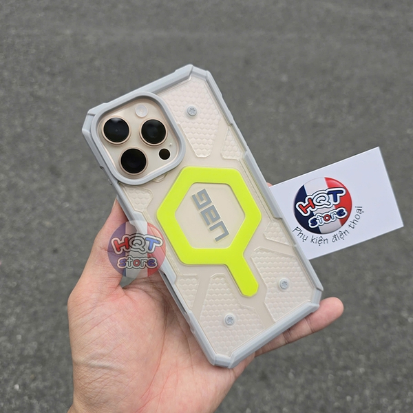 Ốp chống sốc UAG Pathfinder Clear Magsafe IPhone 16 Pro Max chính hãng