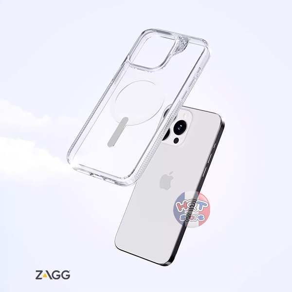 Ốp chống sốc ZAGG Clear Case IPhone 15 Pro Max / 15 Pro / 15 Plus / 15