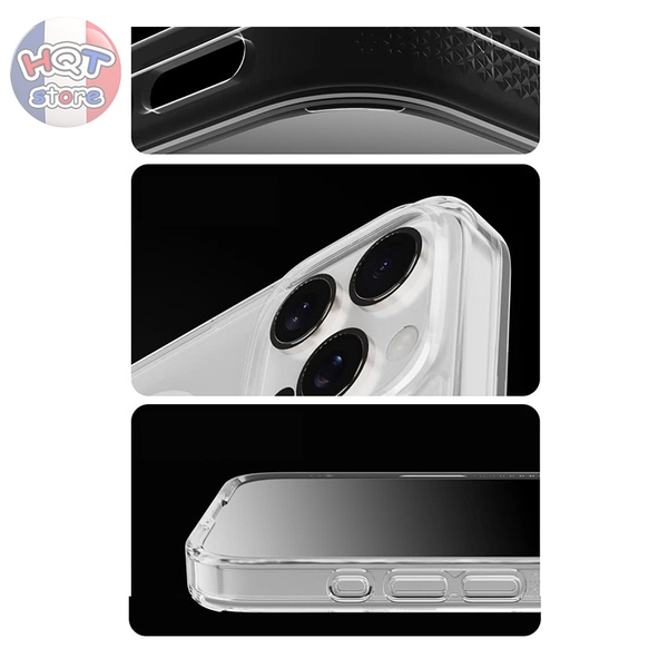 Ốp chống sốc ZAGG Clear Case IPhone 16 Pro Max / 16 Pro / 16 Plus / 16