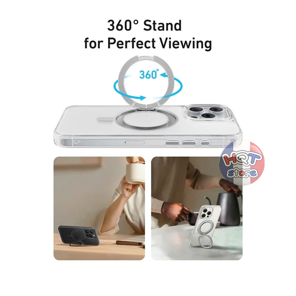 Ốp có nút camera Anker MagGo Magnetic A90H160C iPhone 16 Pro Max 16Pro