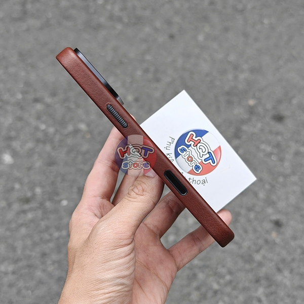 Ốp da Nomad Traditional Leather Case (Horween) iPhone 17 Pro Max 17Pro
