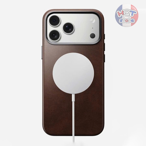 Ốp da Nomad Traditional Leather Case (Horween) iPhone 17 Pro Max 17Pro