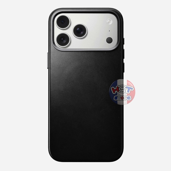 Ốp da Nomad Traditional Leather Case (Horween) iPhone 17 Pro Max 17Pro