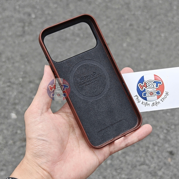 Ốp da Nomad Traditional Leather Case (Horween) iPhone 17 Pro Max 17Pro