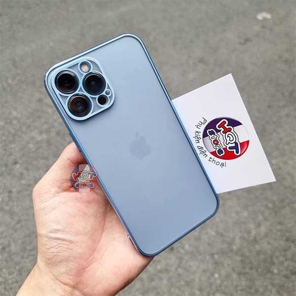 Ốp dẻo nhám viền màu Likgus  Shining Matte IPhone 13 Pro Max / 13 Pro