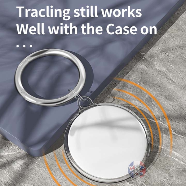 Ốp dẻo trong suốt cho Airtag Slim Case bảo vệ chống trầy chống va đập