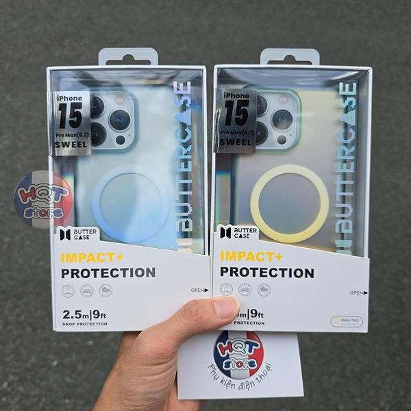 Ốp kháng khuẩn ButterCase Swell Magsafe Series IPhone 15 Pro Max 15Pro