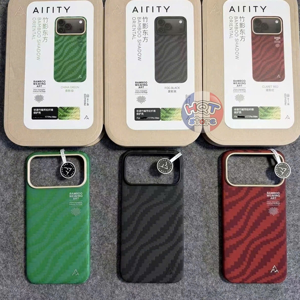 Ốp lưng AIRITY Bamboo Weaving Art Case iPhone 17 Pro Max / 17 Pro / Air