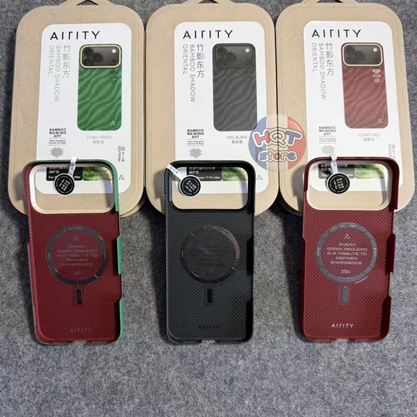 Ốp lưng AIRITY Bamboo Weaving Art Case iPhone 17 Pro Max / 17 Pro / Air