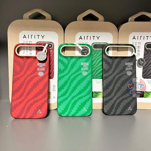 Ốp lưng AIRITY Bamboo Weaving Art Case iPhone 17 Pro Max / 17 Pro / Air