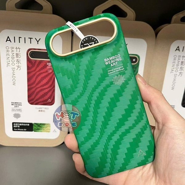 Ốp lưng AIRITY Bamboo Weaving Art Case iPhone 17 Pro Max / 17 Pro / Air