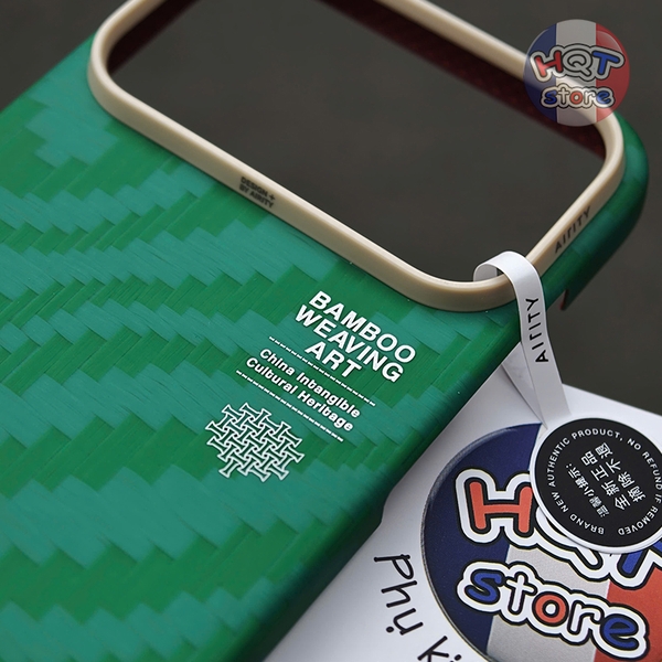 Ốp lưng AIRITY Bamboo Weaving Art Case iPhone 17 Pro Max / 17 Pro / Air