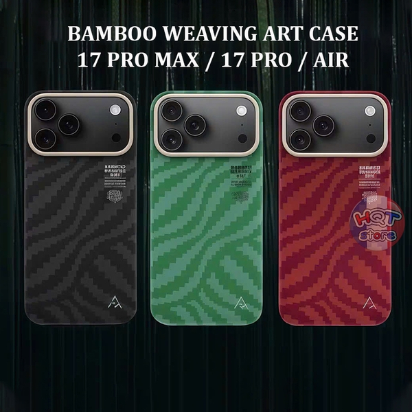 Ốp lưng AIRITY Bamboo Weaving Art Case iPhone 17 Pro Max / 17 Pro / Air