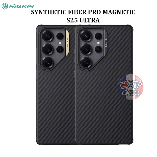 Ốp lưng Aramid Nillkin Synthetic Fiber Pro Magnetic Case S25 Ultra