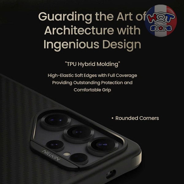 Ốp lưng Aramid Nillkin Synthetic Fiber Pro Magnetic Case S25 Ultra