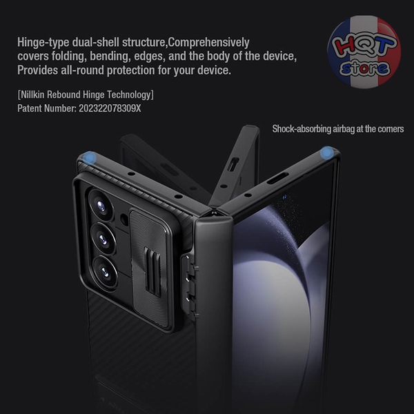 Ốp lưng bảo vệ camera Nillkin Camshield Fold Bracket Galaxy Z Fold 6